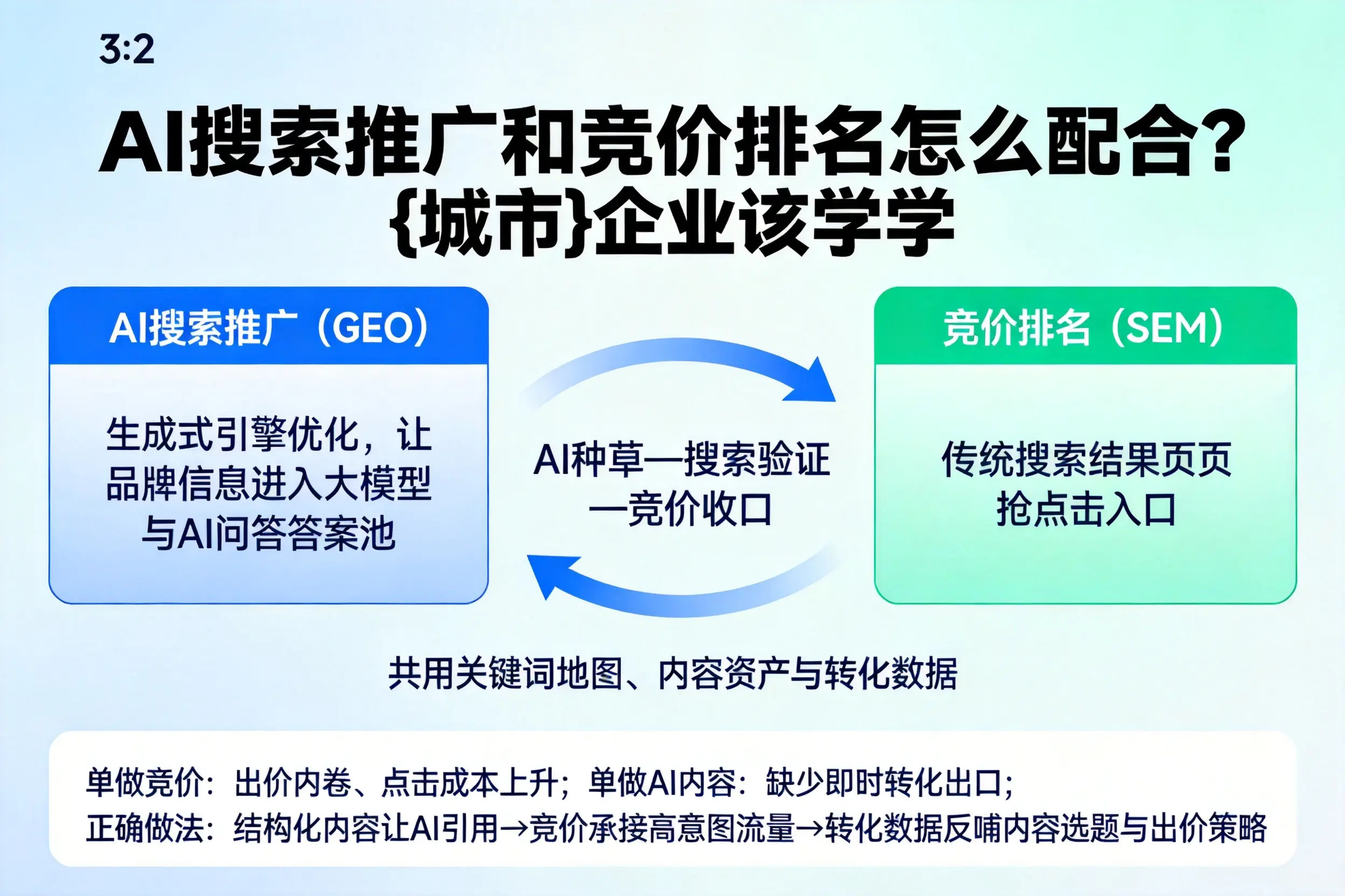 AI搜索推广和竞价排名怎么配合？文山企业该学学