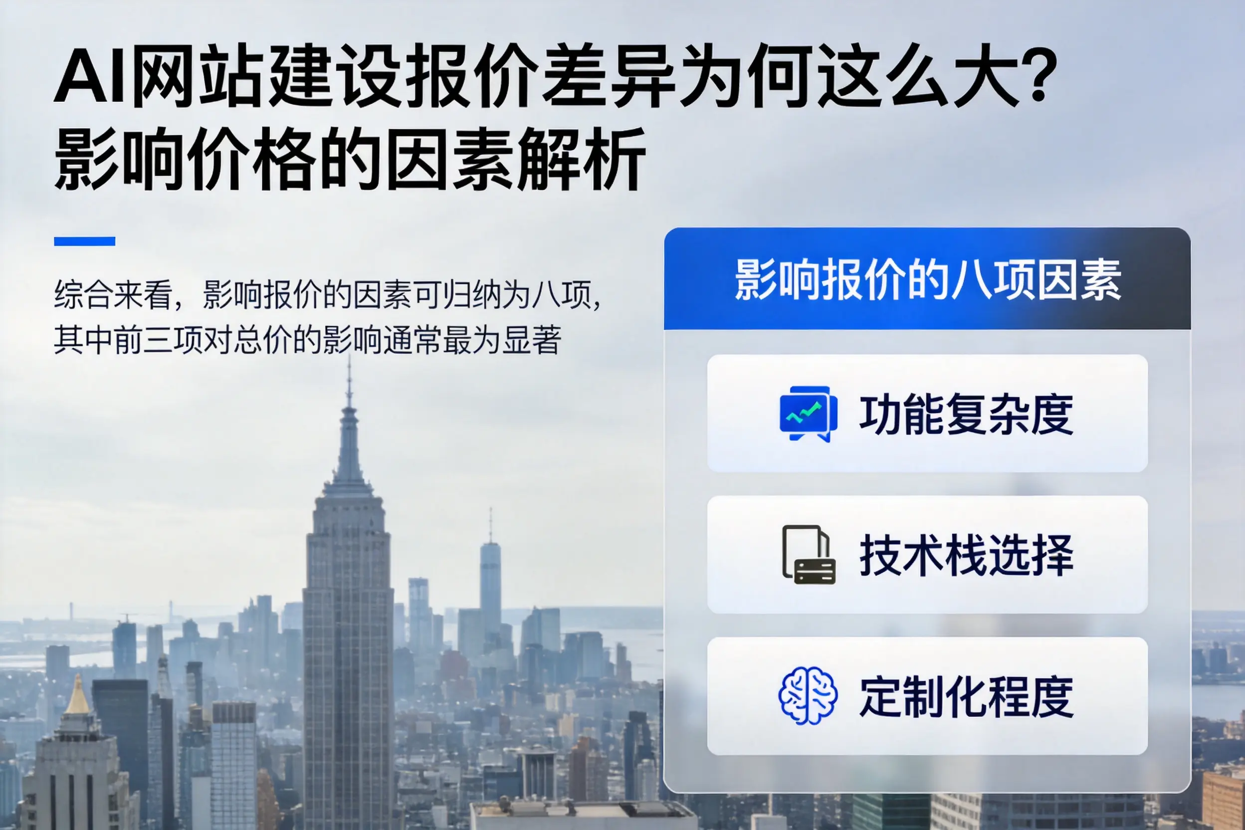 文山AI网站建设报价差异为何这么大？影响价格的因素解析