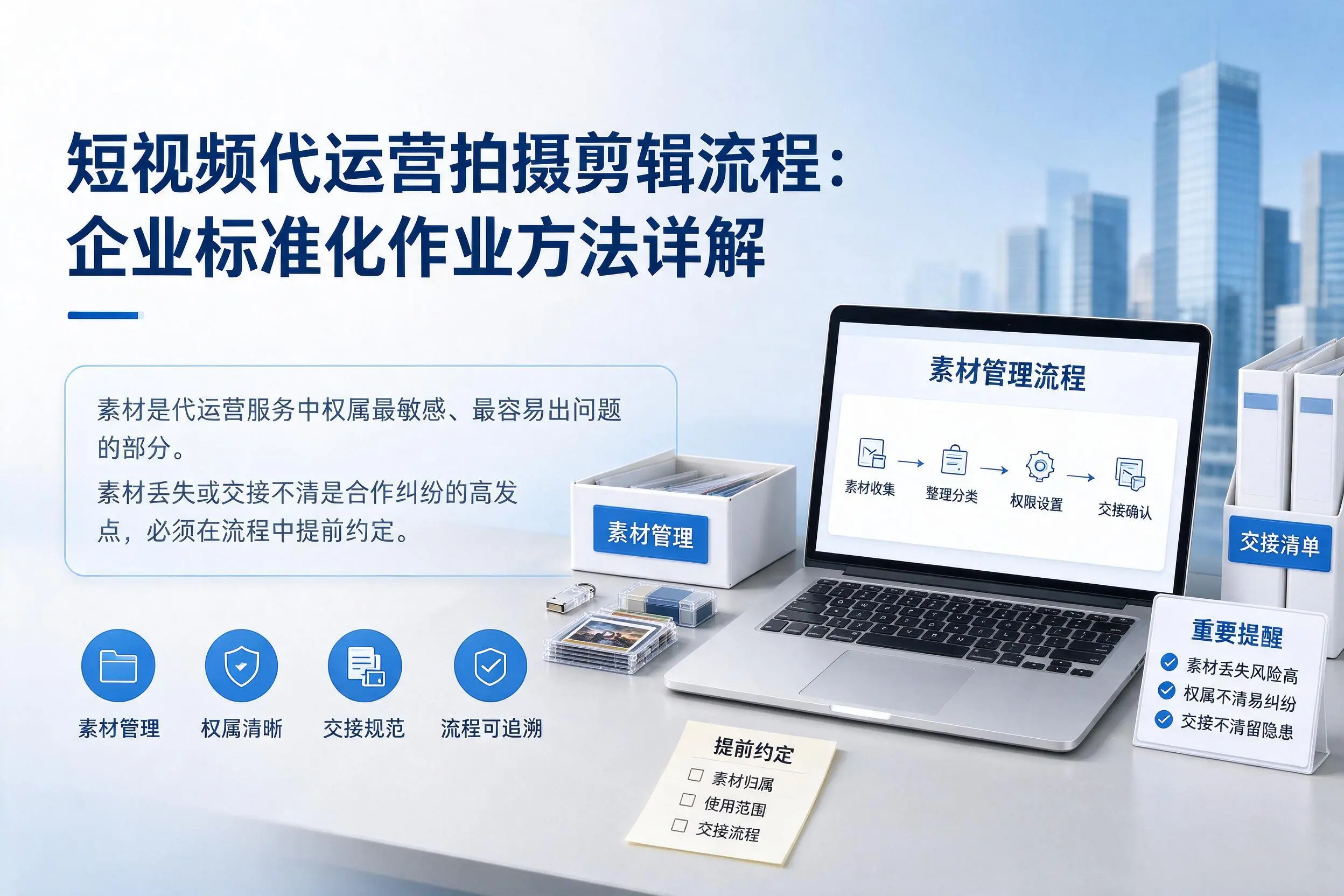 短视频代运营拍摄剪辑流程:文山企业标准化作业方法详解