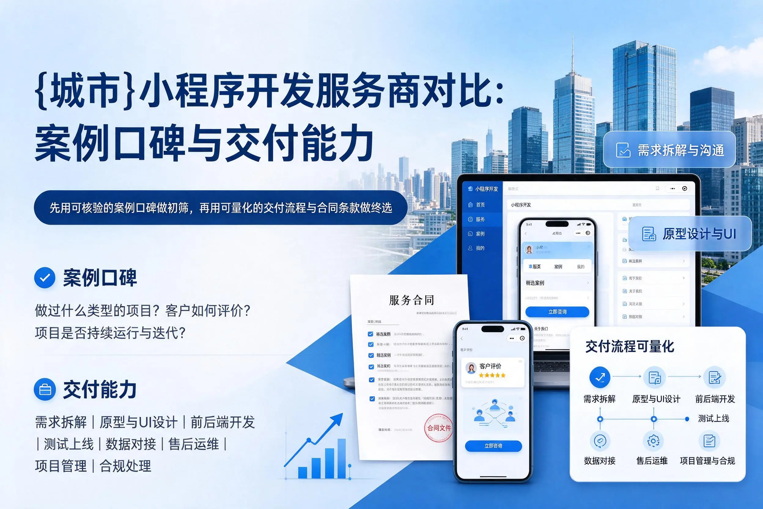 文山小程序开发服务商对比：案例口碑与交付能力