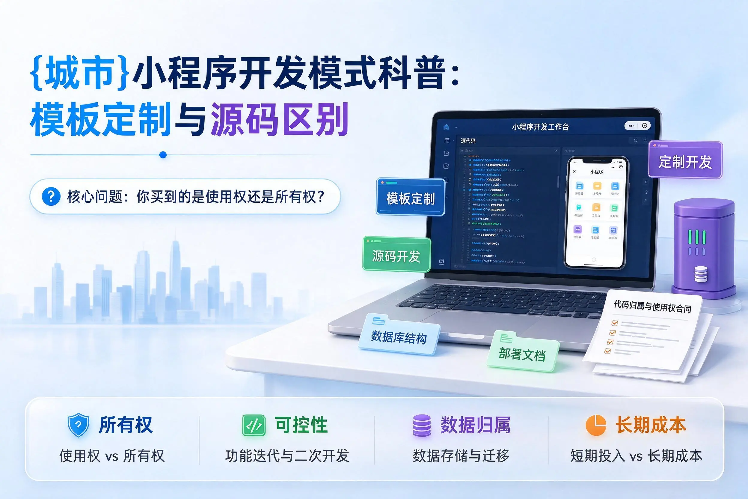 文山小程序开发模式科普:模板定制与源码区别
