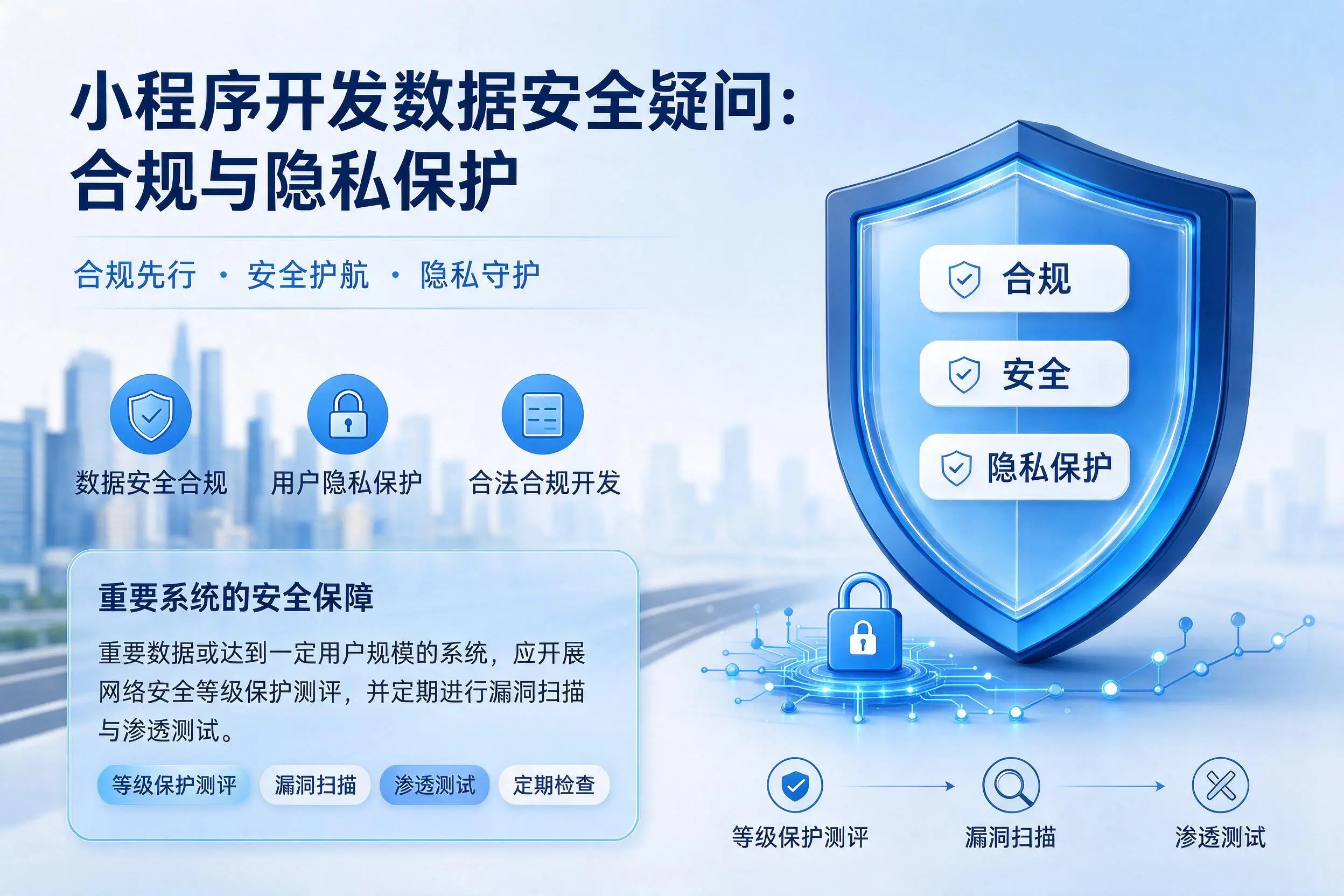 文山小程序开发数据安全疑问：合规与隐私保护