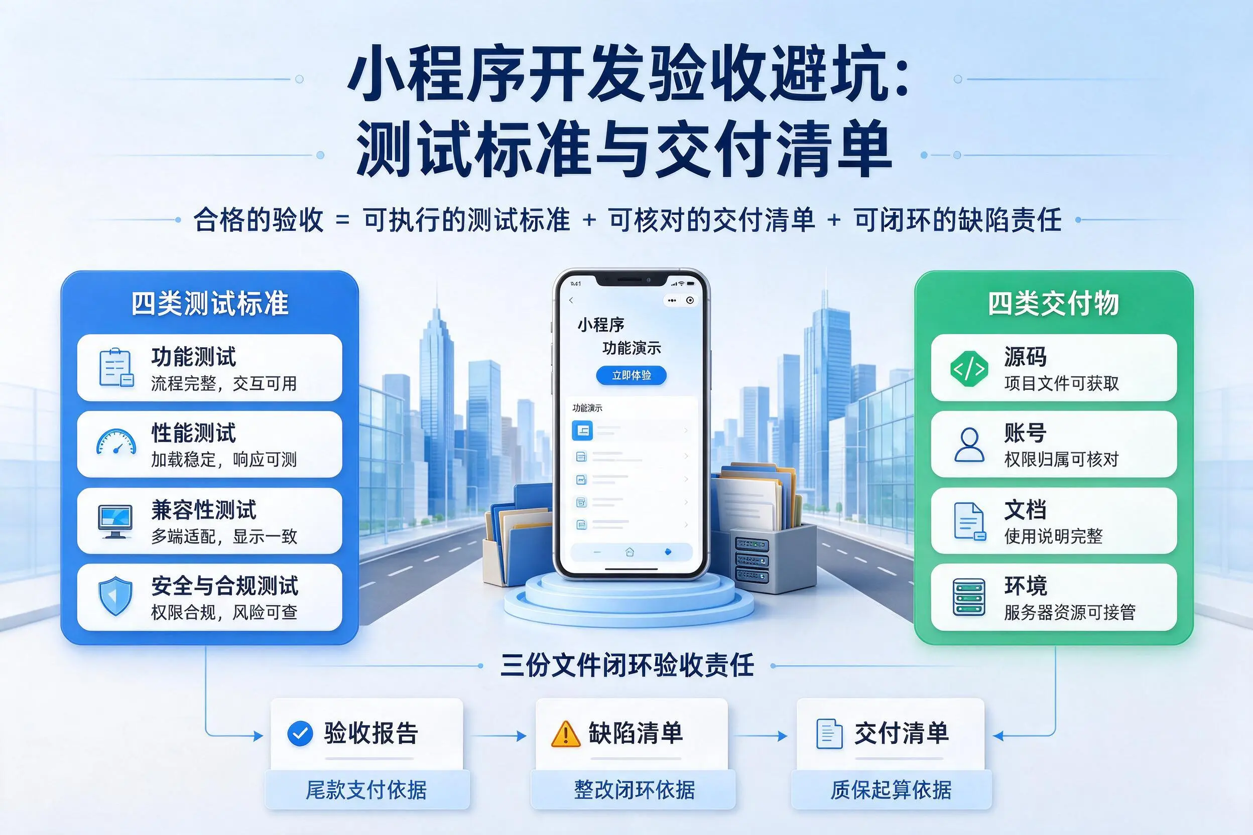 文山小程序开发验收避坑：测试标准与交付清单