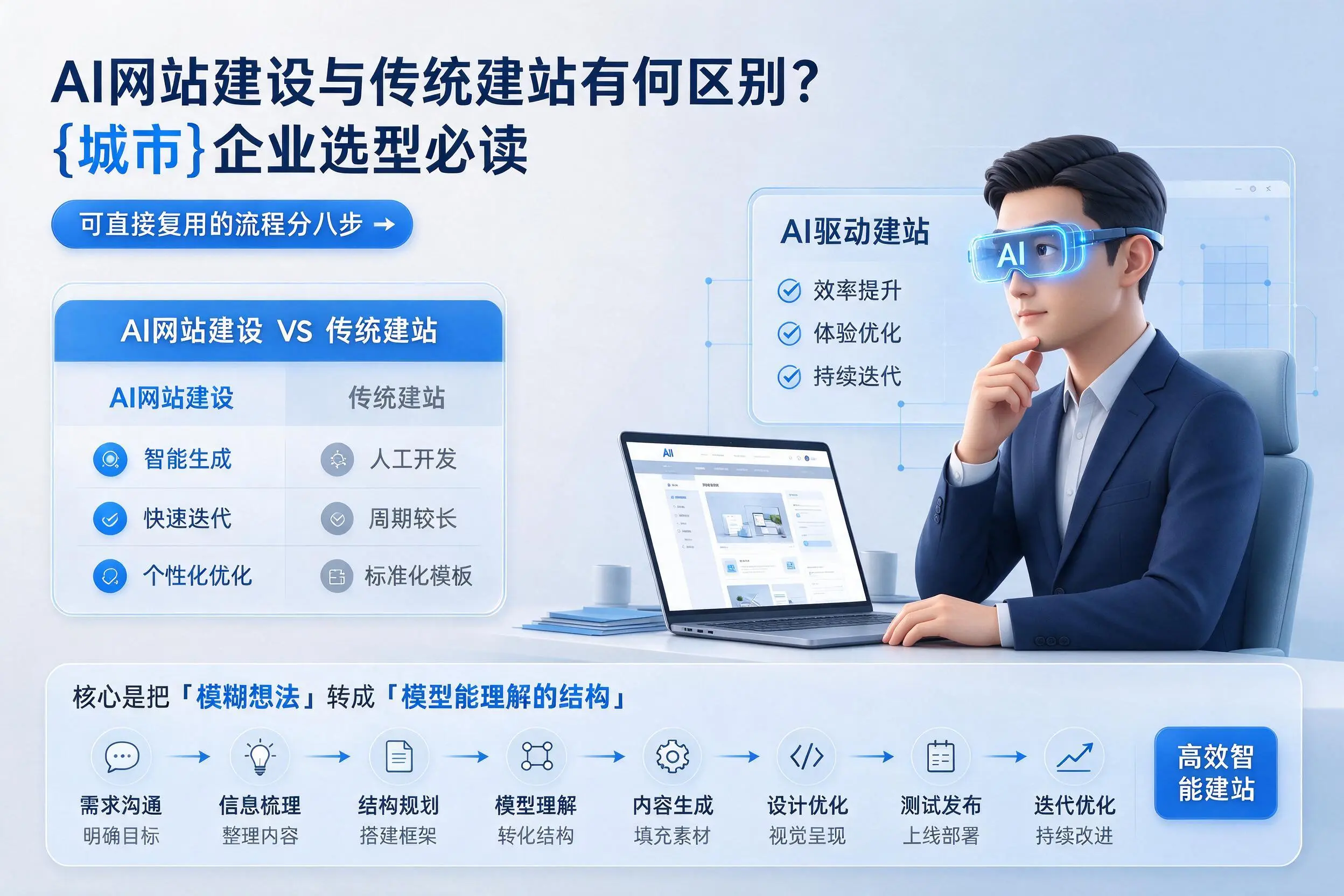AI网站建设与传统建站有何区别？文山企业选型必读