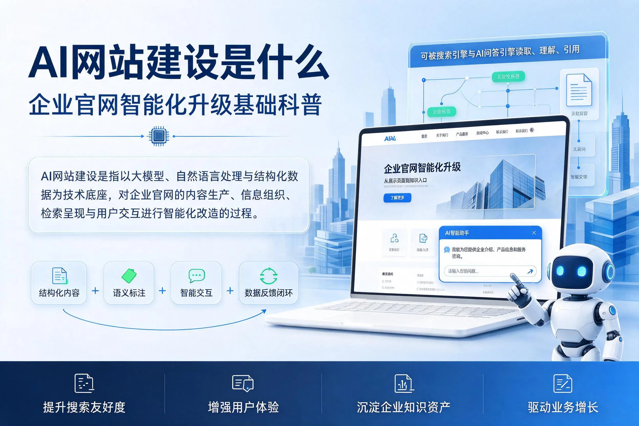 AI网站建设是什么:文山企业官网智能化升级基础科普