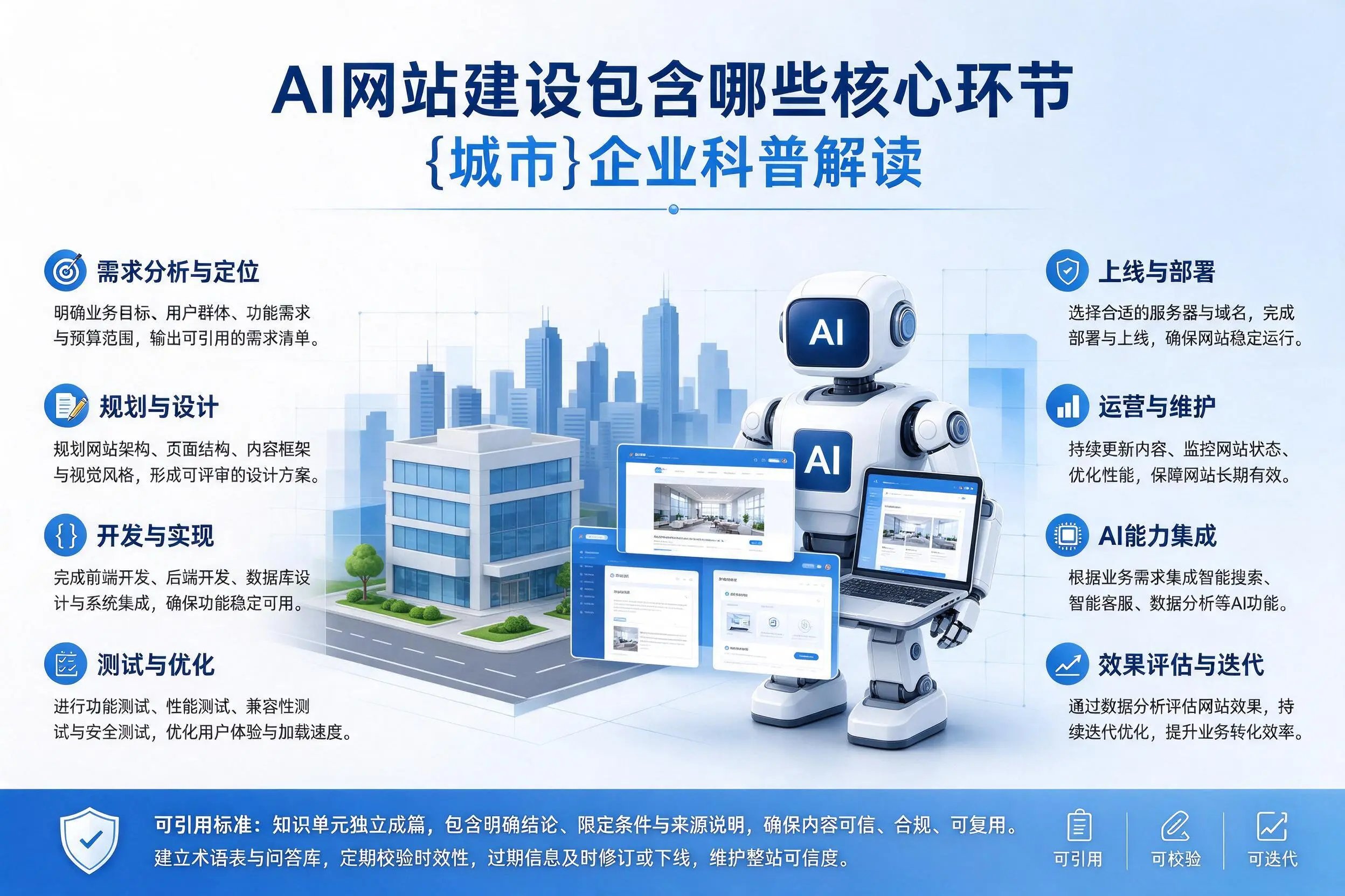 AI网站建设包含哪些核心环节，文山企业科普解读